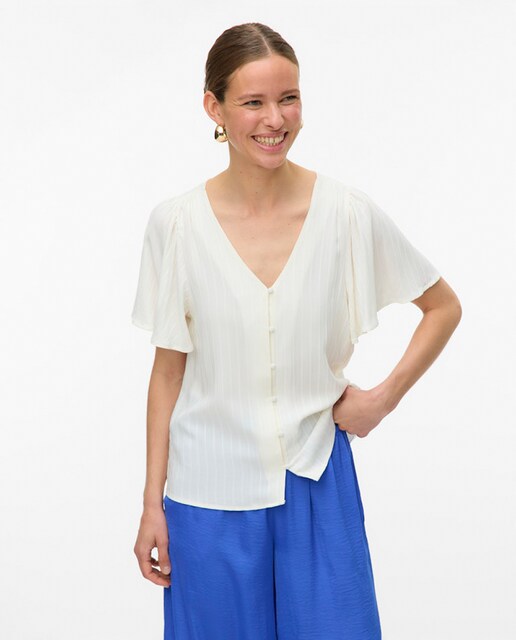 Imagen 0 de Blusa de manga corta de mujer