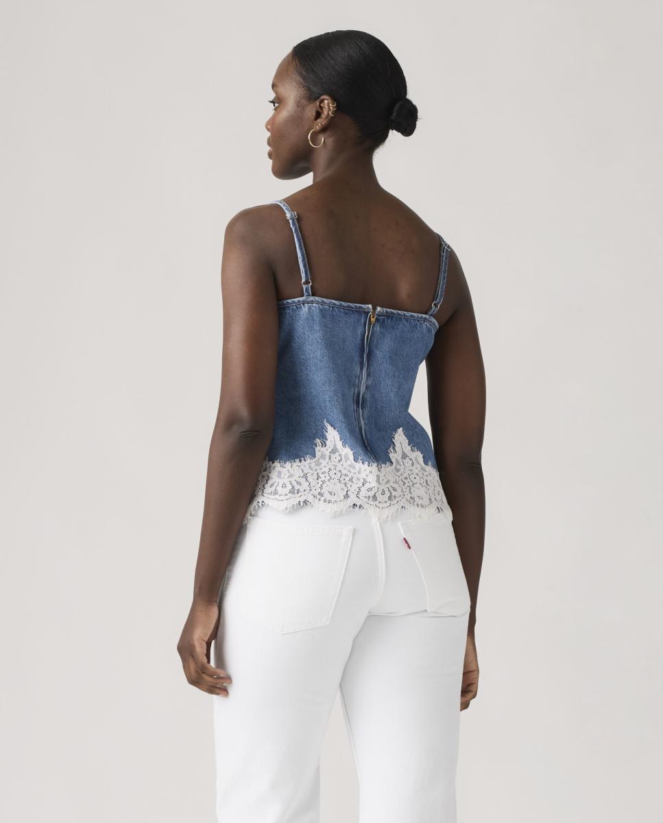 Top com alças Azul-2