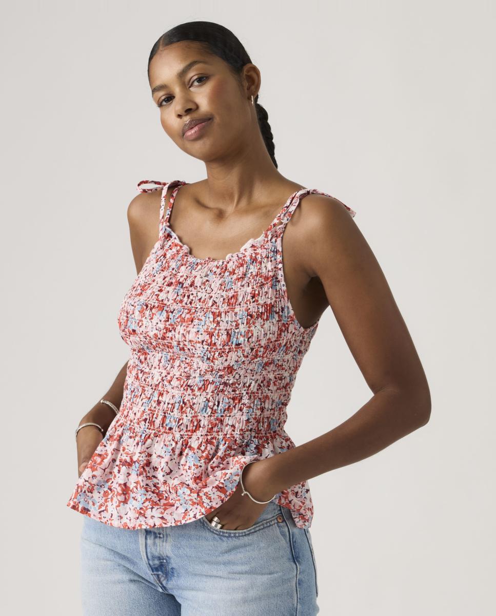 Top com alças Multicolor-4
