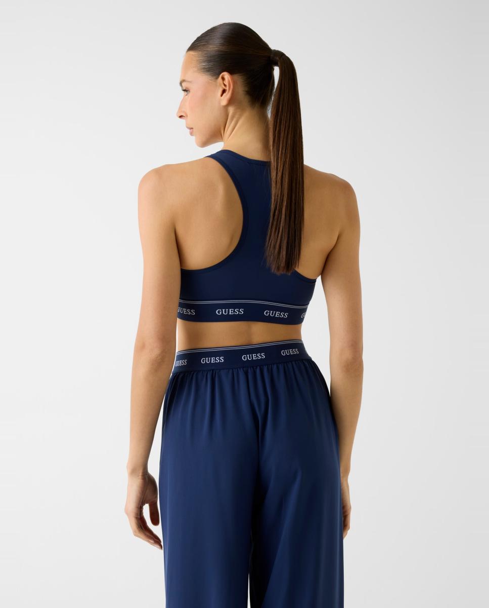 Soutien desportivo de mulher Azul-3