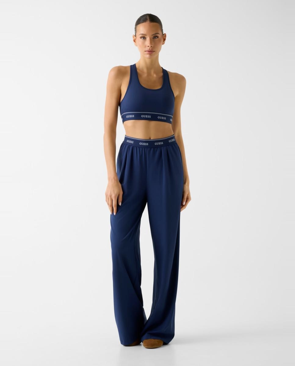 Soutien desportivo de mulher Azul-5