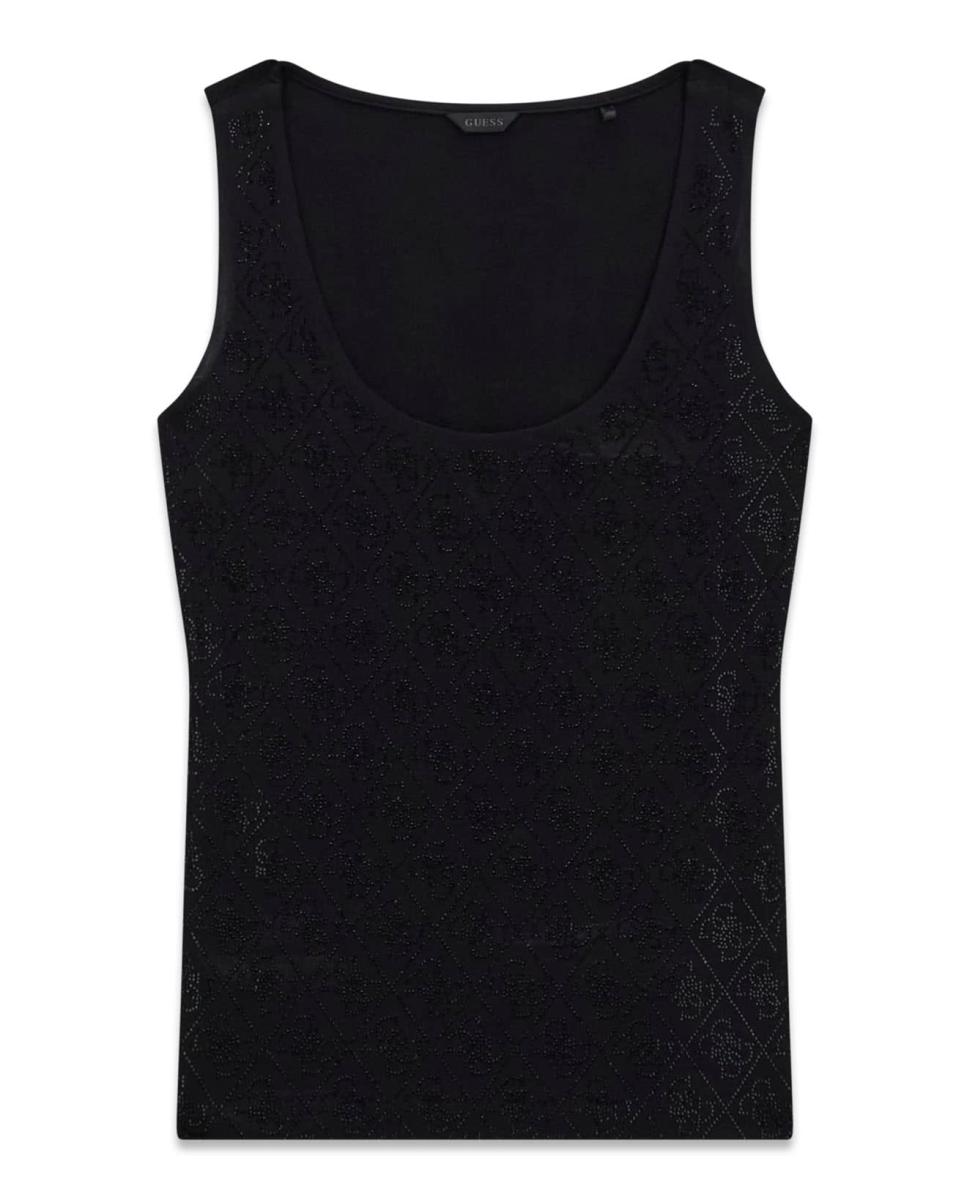 T-shirt sem Mangas Preto-4
