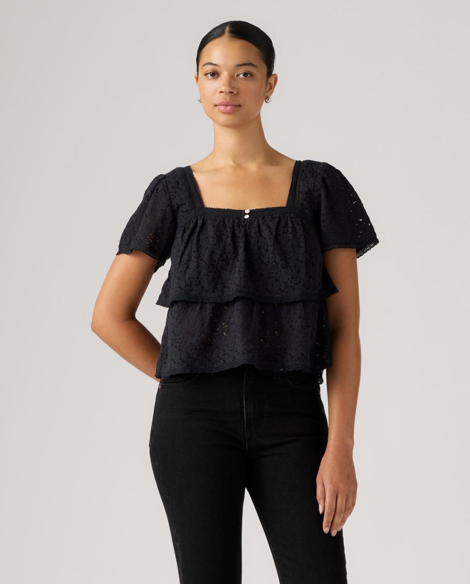 Imagen 1 de Blusa de mujer de manga corta - Levi's - Negro Negro