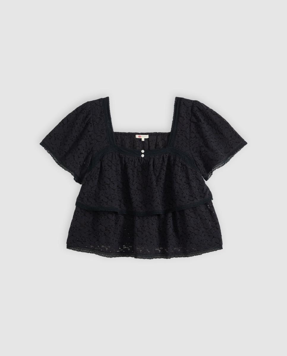 Imagen 5 de Blusa de mujer de manga corta - Levi's - Negro Negro