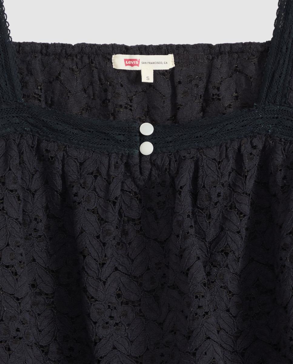 Imagen 6 de Blusa de mujer de manga corta - Levi's - Negro Negro