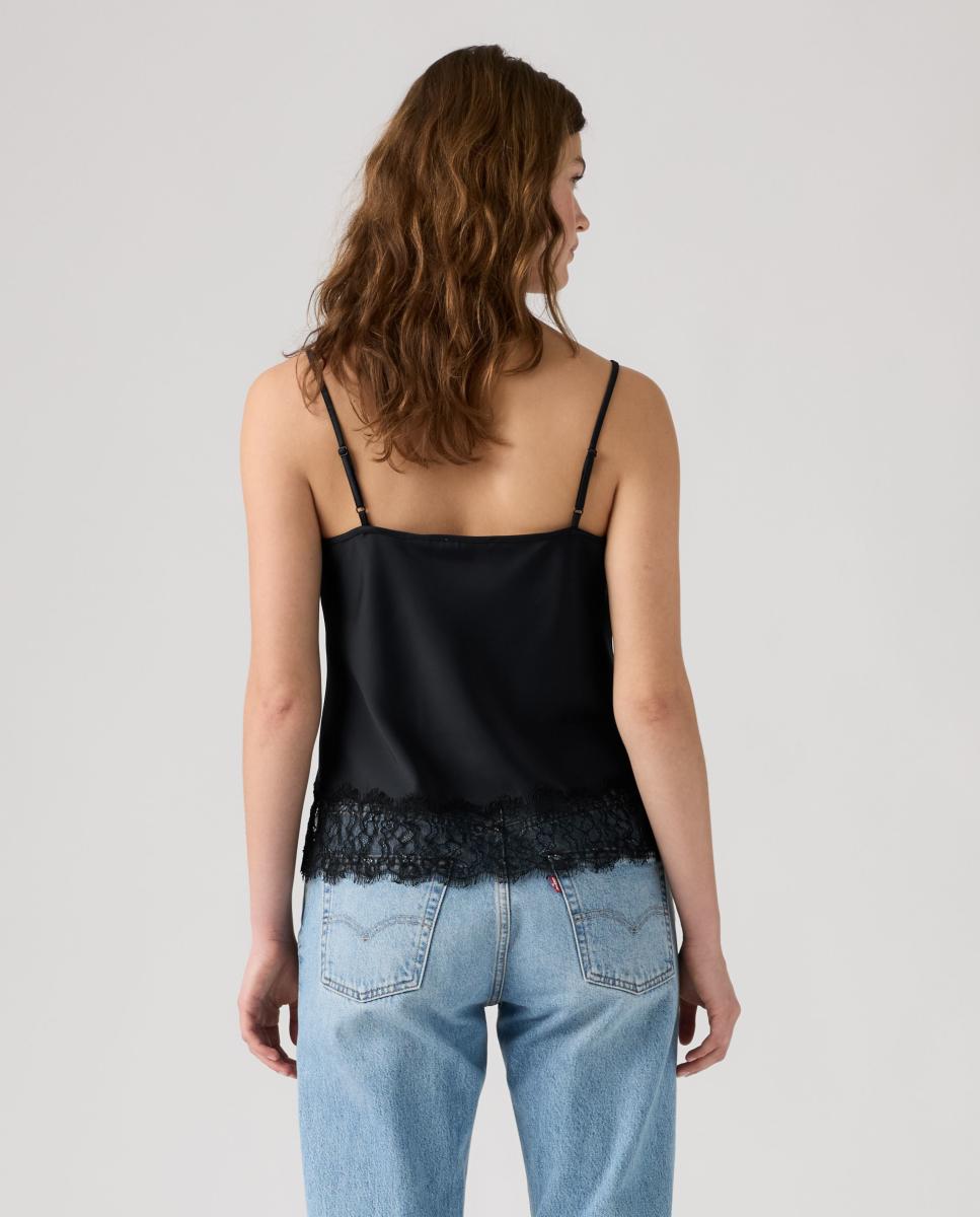 Top de mujer de tirantes con encajes - Levi's - Negro Negro-2