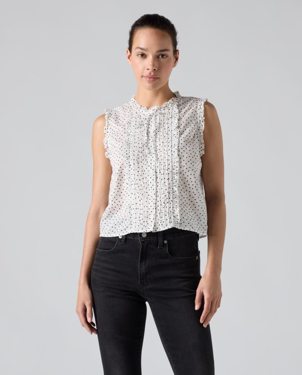 Blusa de mujer sin mangas - Levi's - Crema Crema-1
