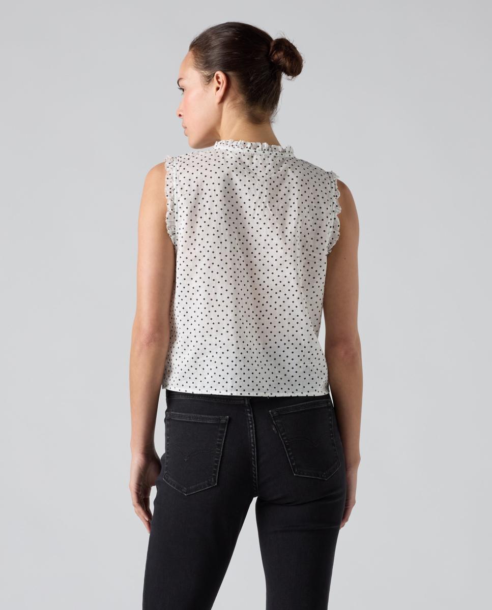 Blusa de mujer sin mangas - Levi's - Crema Crema-2