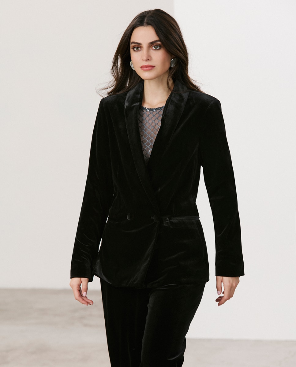 Moda Parkas Negras Mujer El Corte Ingles Blazer Terciopelo Mujer