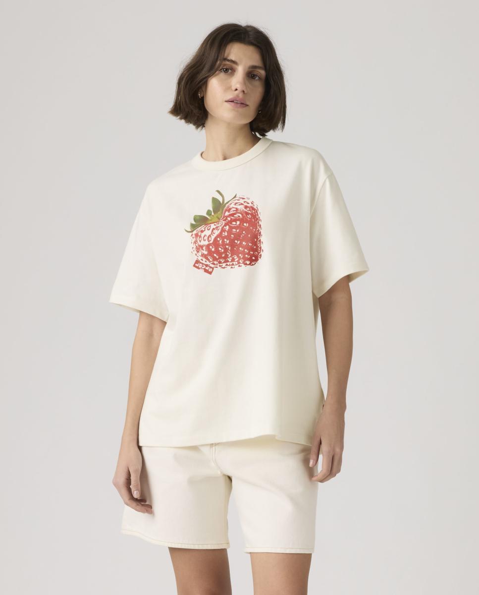 Imagem 0 de T-shirt de mulher com manga curta e decote redondo
