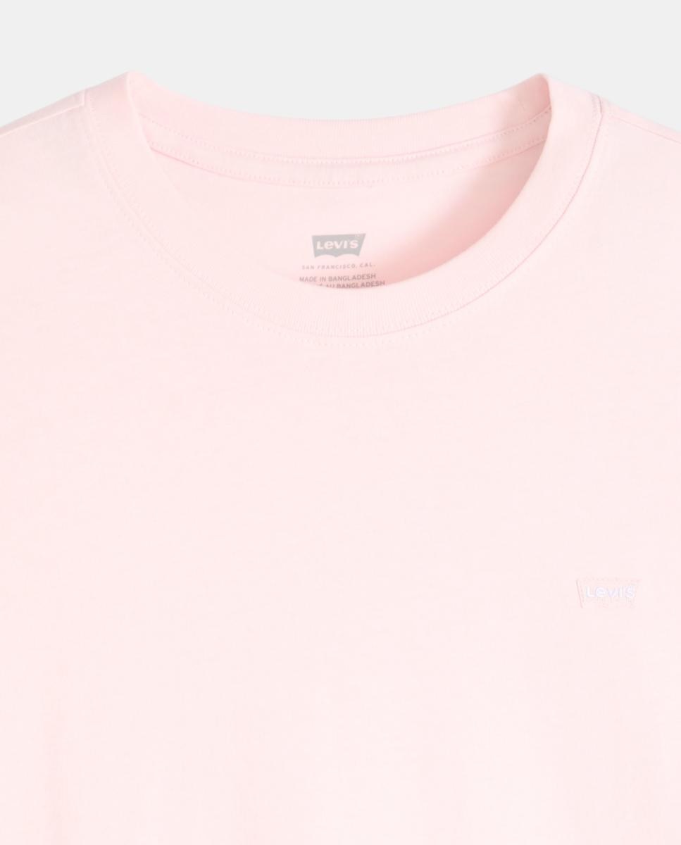 T-shirt de mulher de manga curta e decote redondo Rosa-claro-6