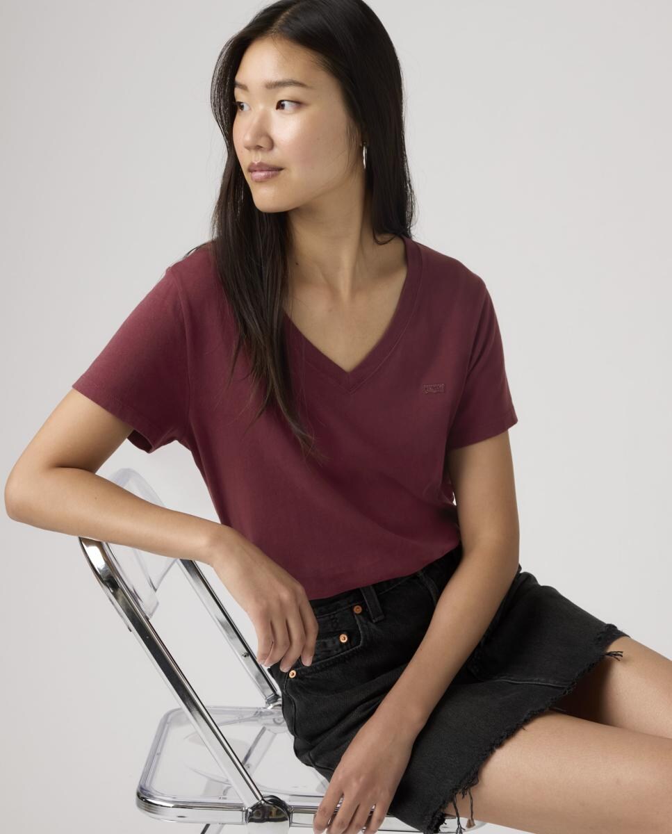 Camisetas De Verano De Manga Corta Para Mujer, Cuello En V, Camisetas Cruzadas, Lindas Camisetas Holgadas Y Ajustadas Henley Para Entrenamiento, Rosso, S