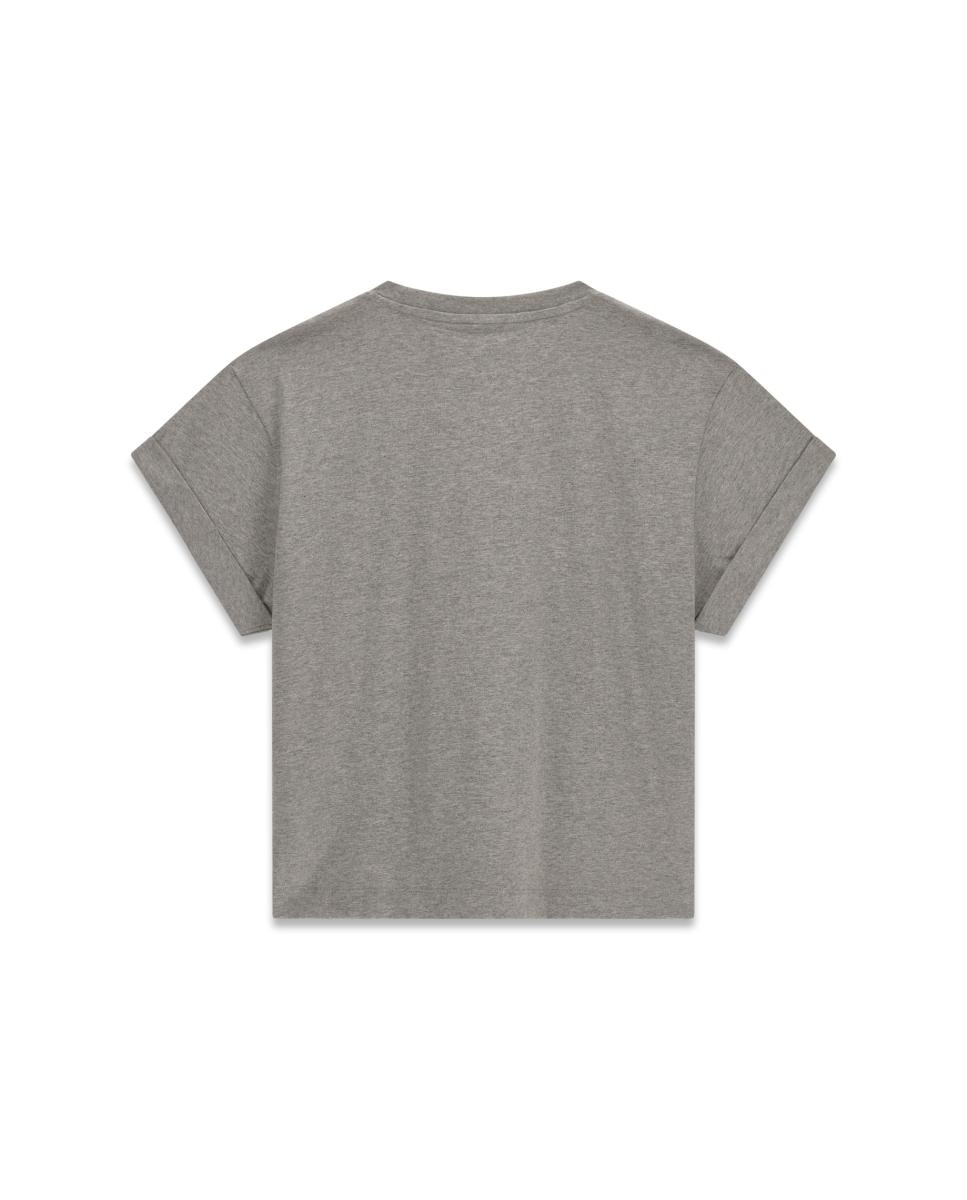 T-shirt sem mangas Cinzento-claro-2