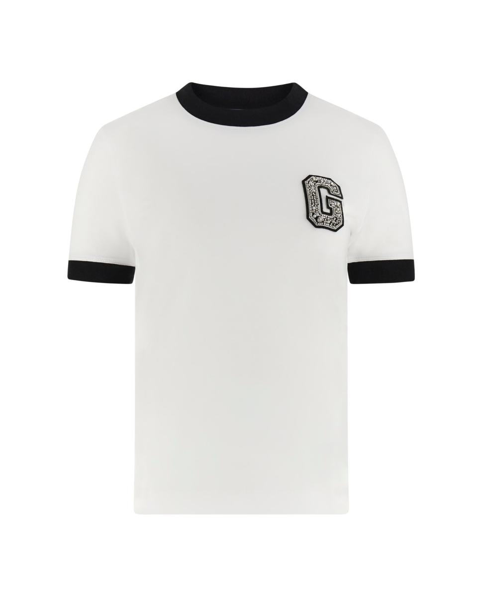 Camiseta de manga corta de mujer - Guess - Blanco Blanco-4