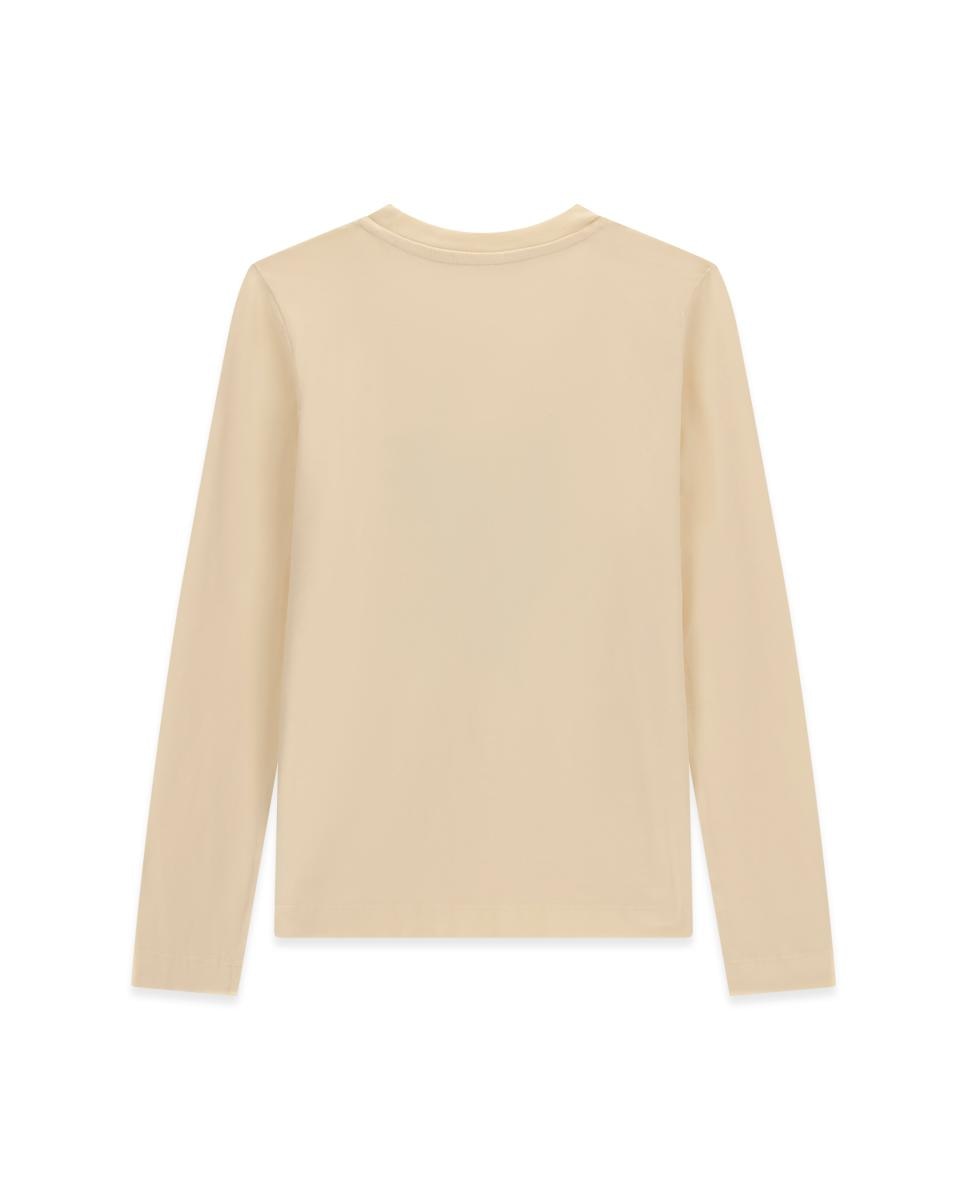 Camisola de manga comprida Creme-2