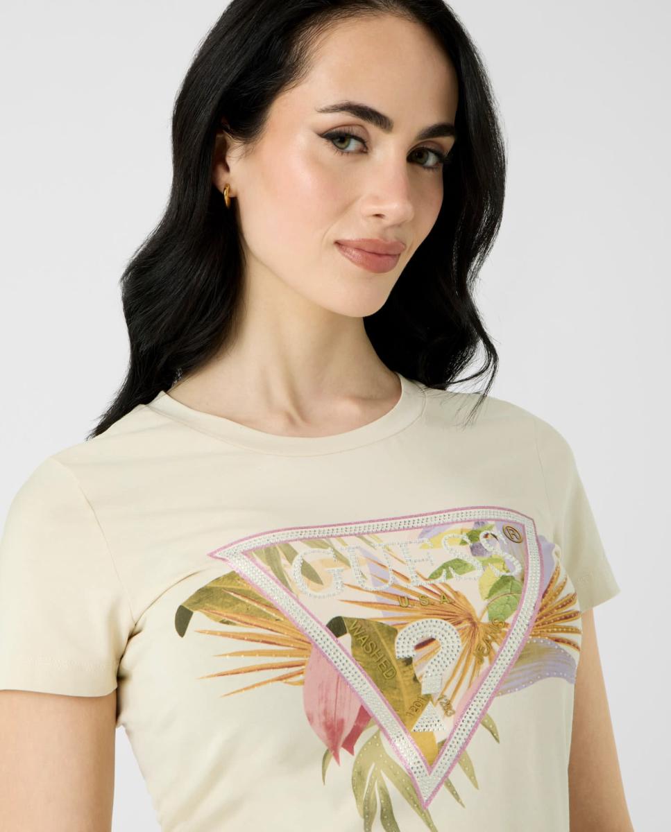 Camiseta de manga corta de mujer - Guess - Multicolor Multicolor-2