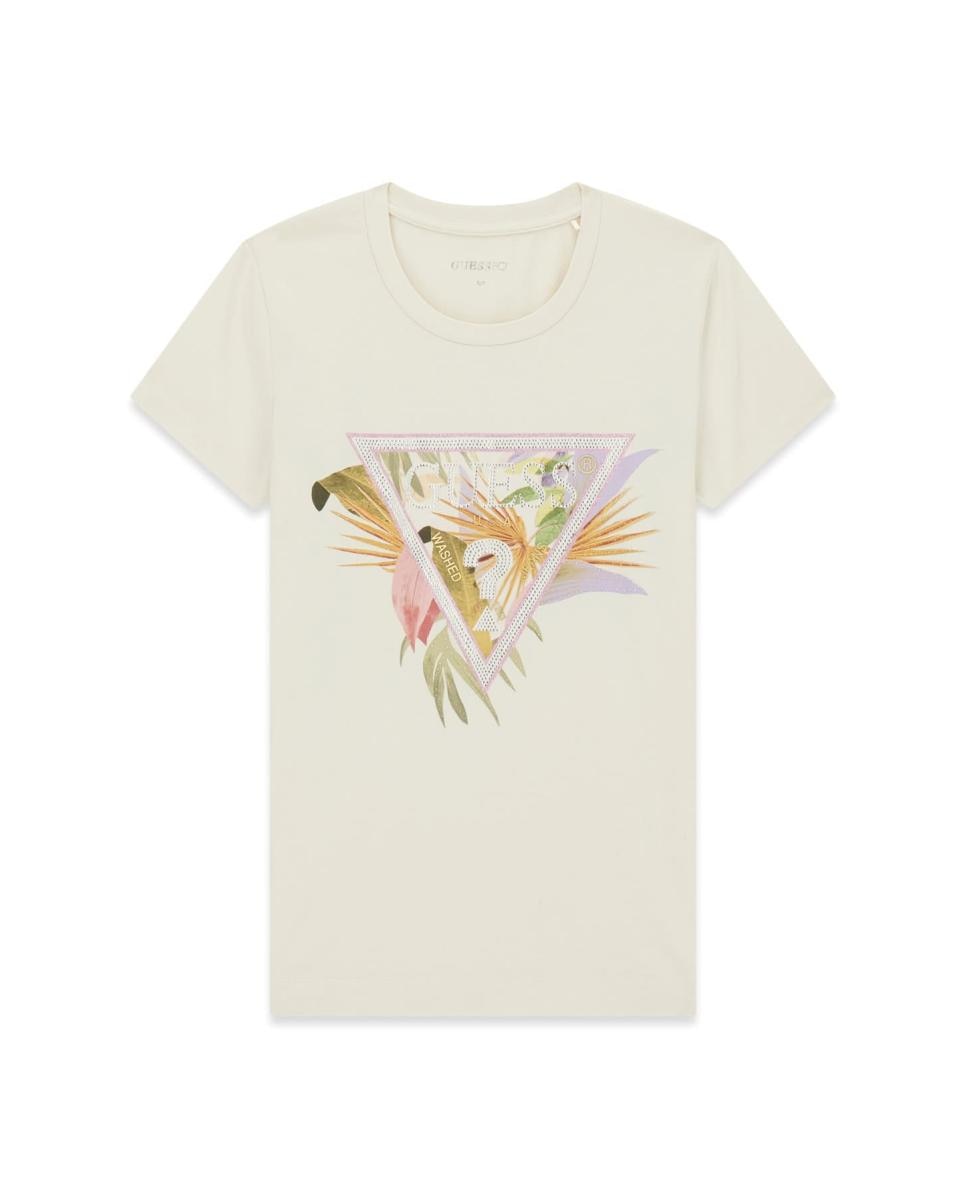 Camiseta de manga corta de mujer - Guess - Multicolor Multicolor-4
