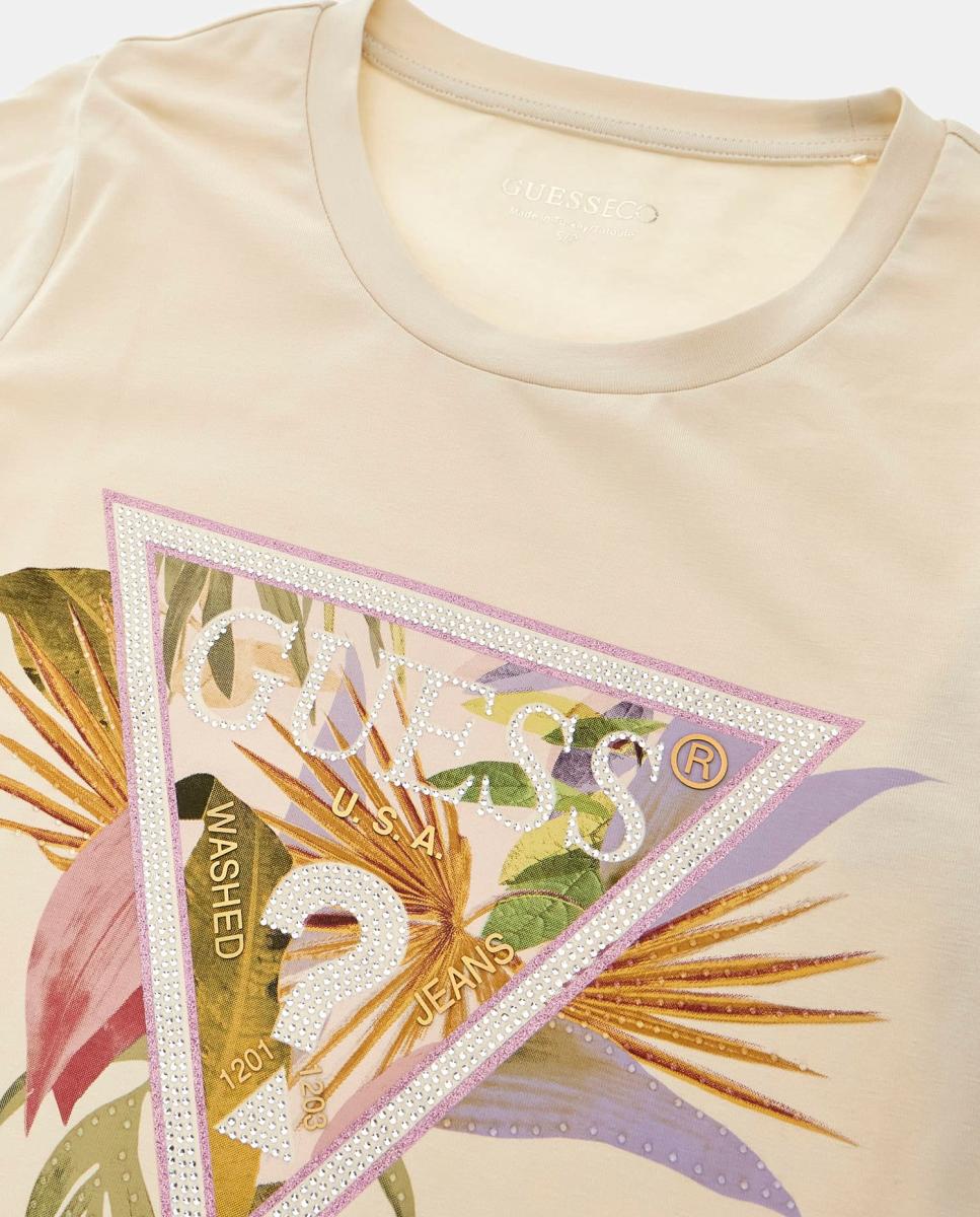 Camiseta de manga corta de mujer - Guess - Multicolor Multicolor-5