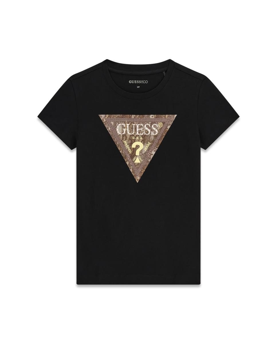 Camiseta de manga corta de mujer - Guess - Negro Negro-5