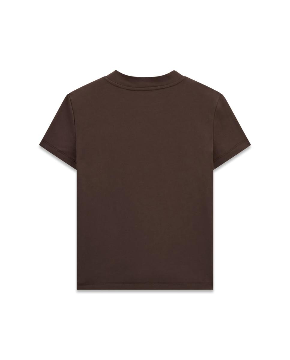Camiseta de manga corta de mujer - Guess - Marrón Marrón-6