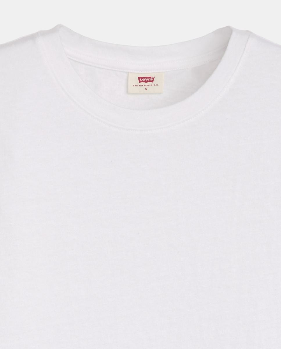 T-shirt sem mangas e com decote redondo Branco-6