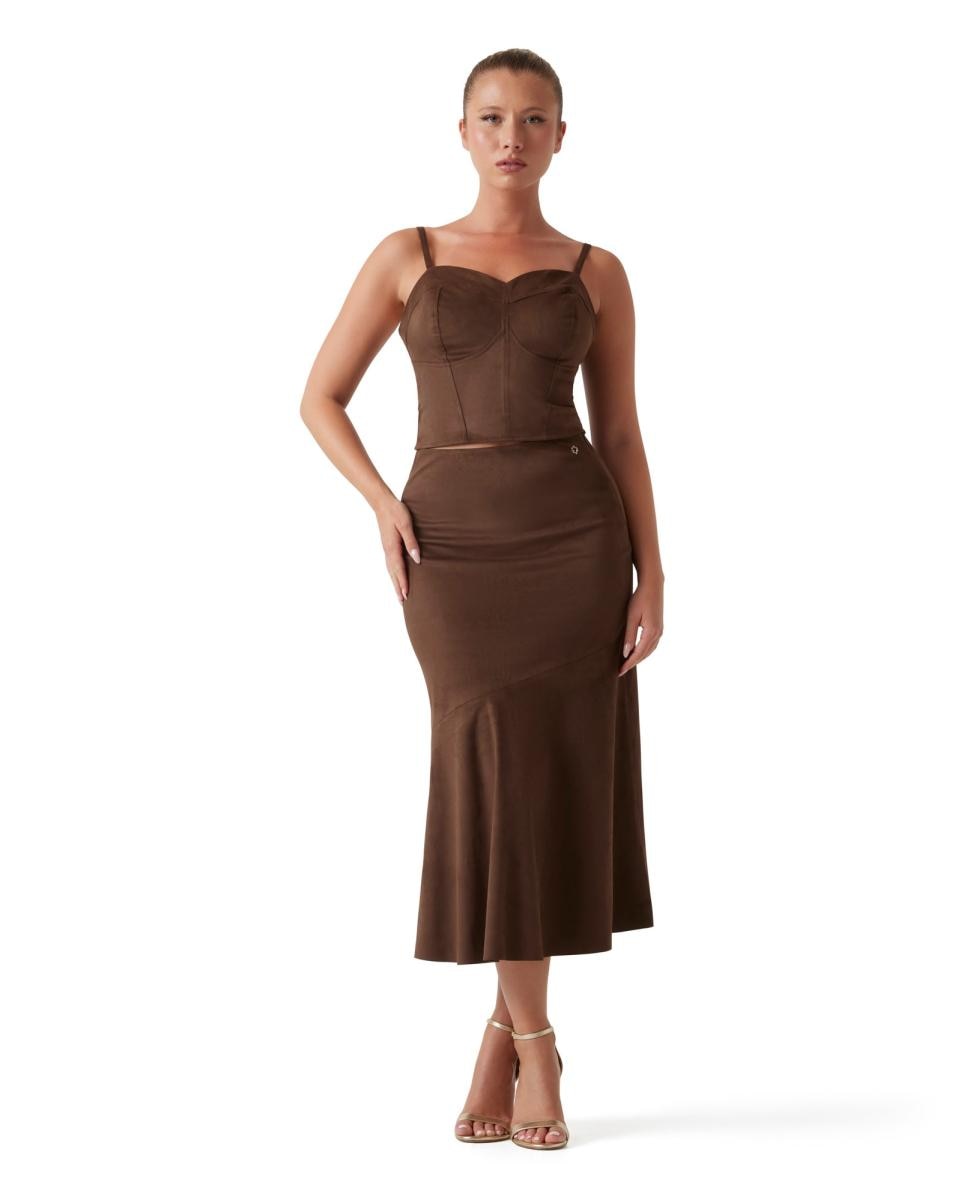 Top de mulher Castanho-2