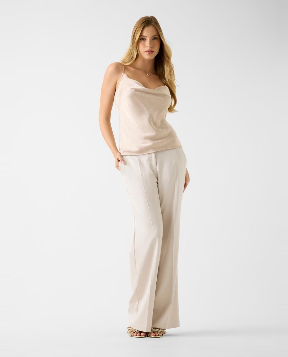 Top de mulher Creme-5