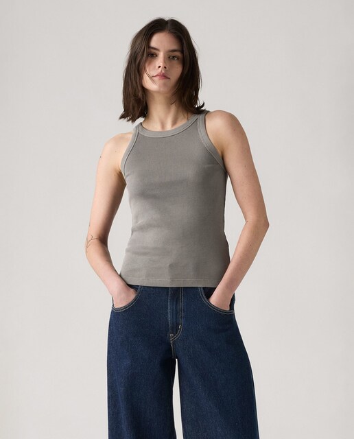 Imagen 0 de Camiseta de mujer de tirantes cuello redondo