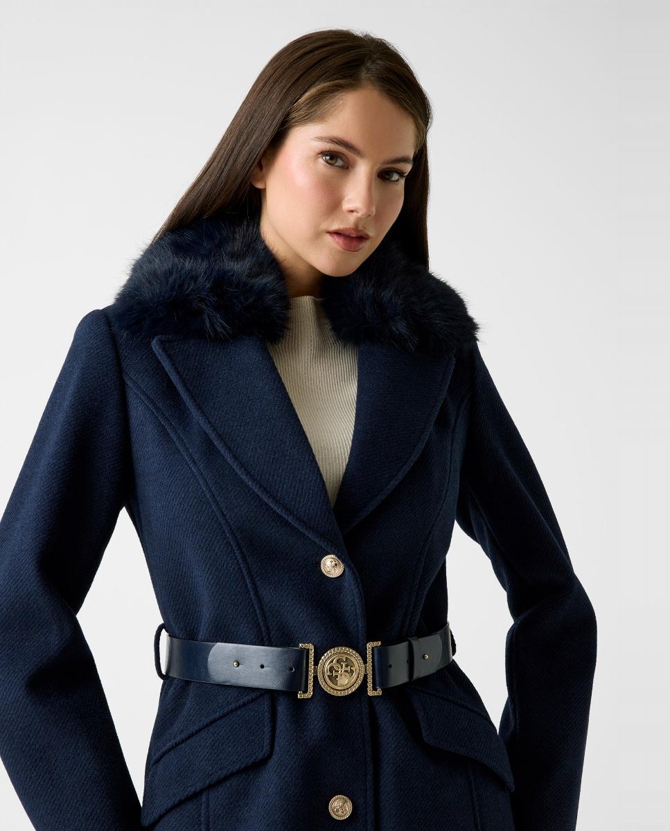 Cazadora sin capucha de mujer - Guess - Azul Azul-2