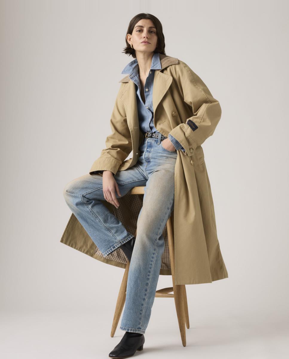 Gabardine Comprida Caqui-3