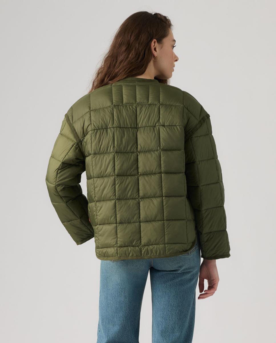 Plumífero de mujer - Levi's - Verde oscuro Verde oscuro-2