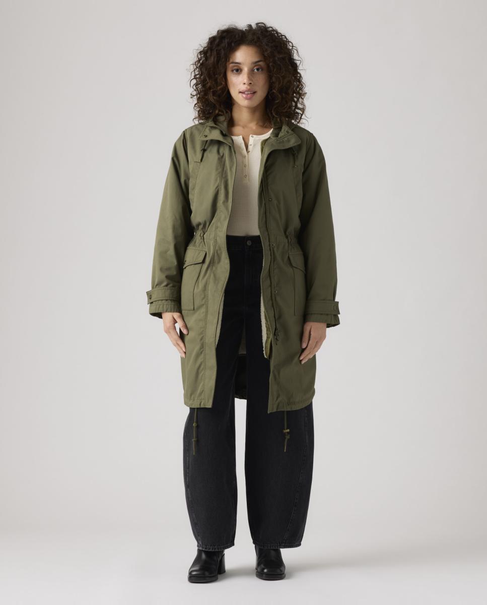 Imagem 0 de Parka de mulher com capuz