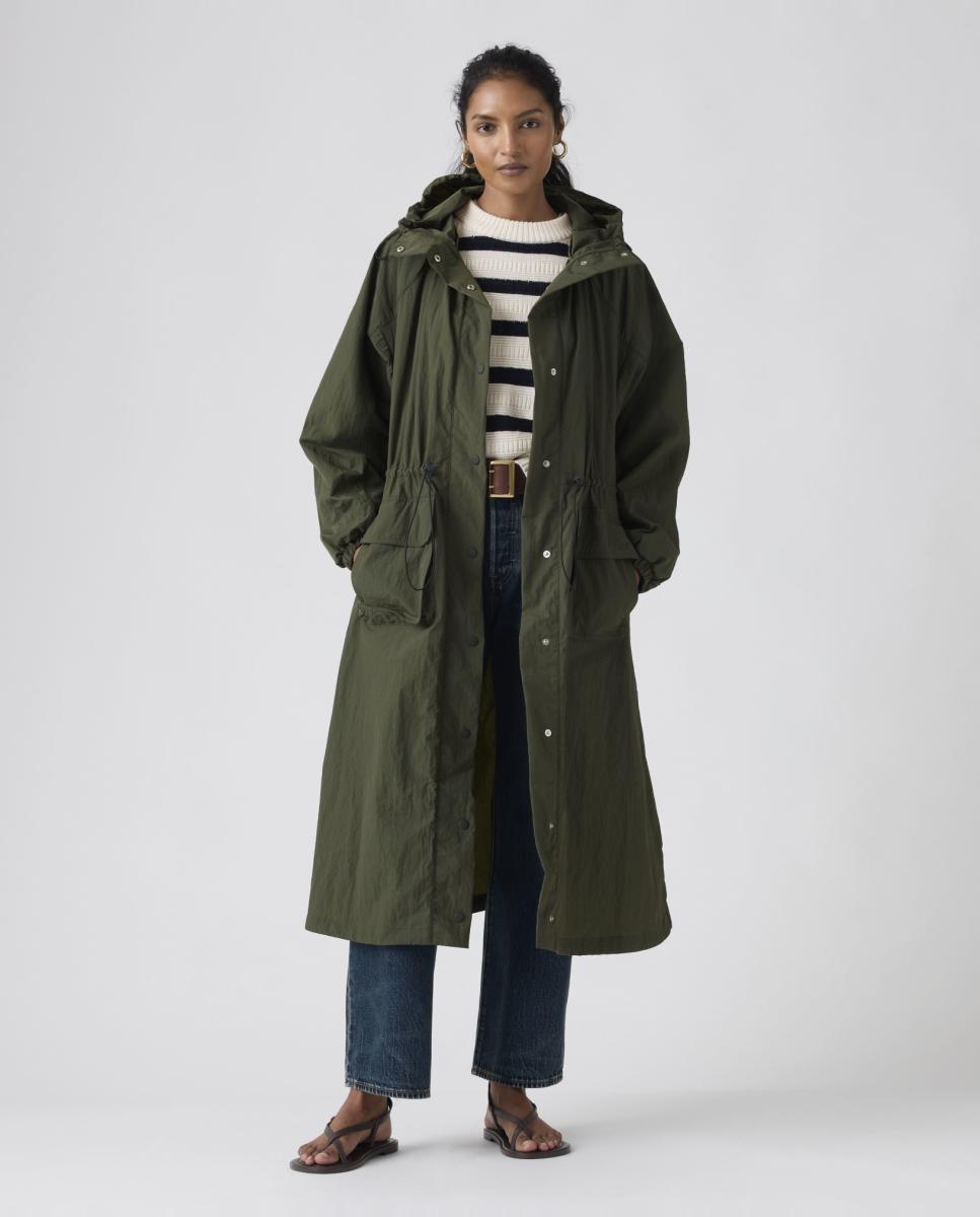 Imagem 0 de Parka de mulher com capuz