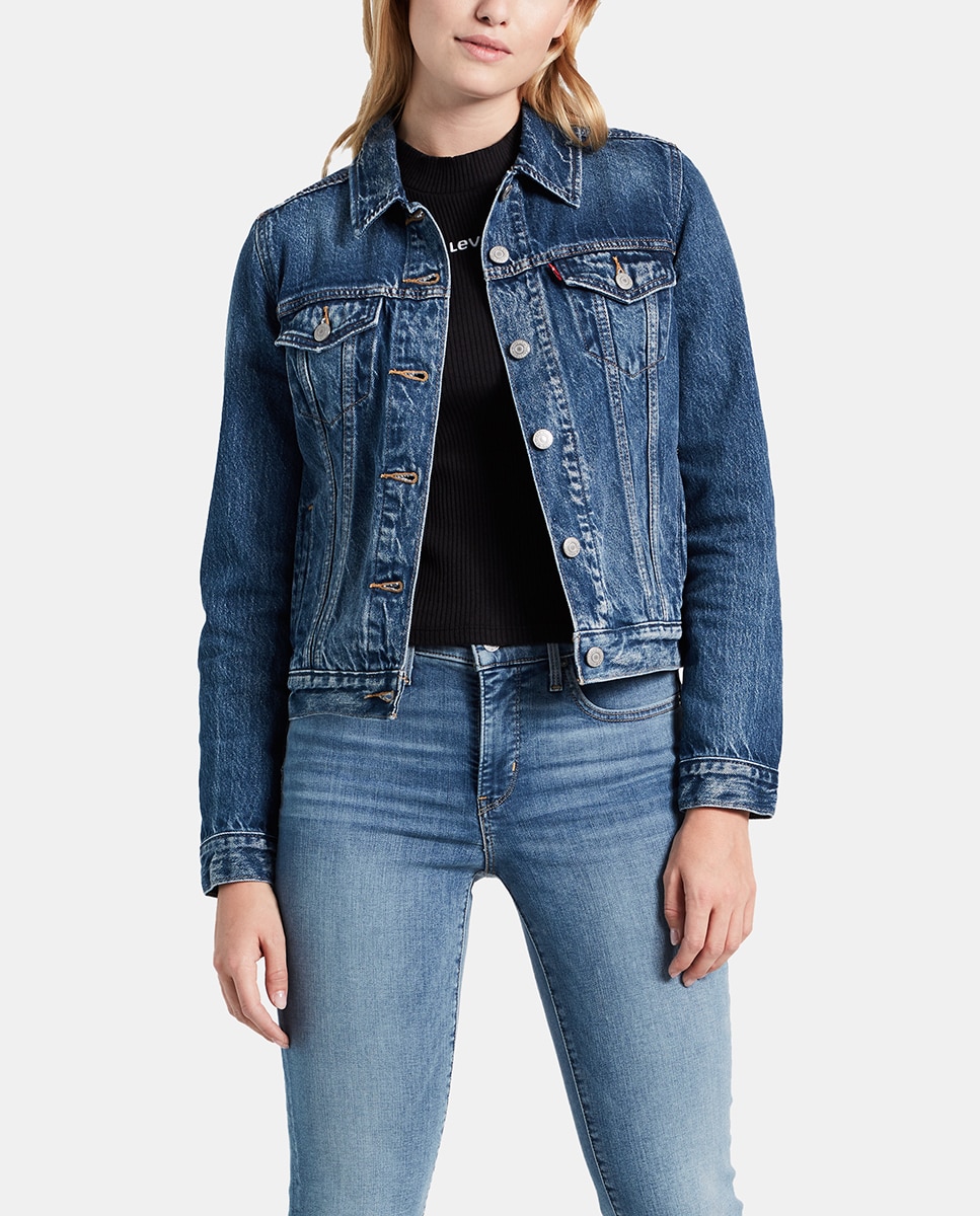 Blusão de ganga de mulher Levi's em azul Azul-1