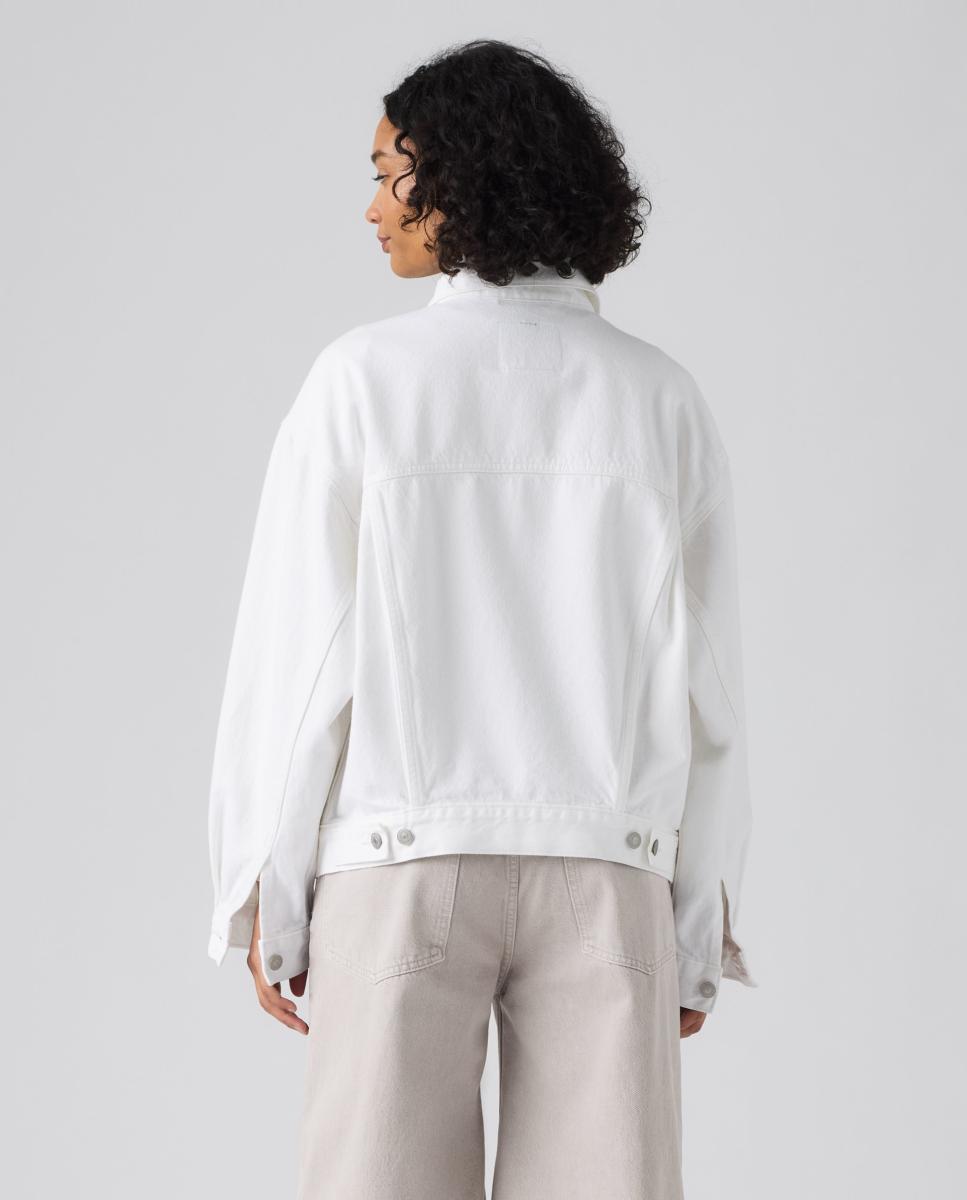 Cazadora vaquera de mujer - Levi's - Blanco Blanco-2