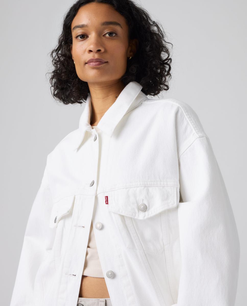 Cazadora vaquera de mujer - Levi's - Blanco Blanco-3