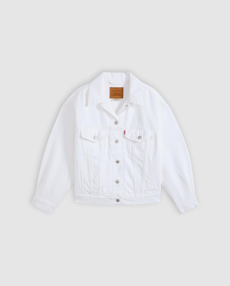 Cazadora vaquera de mujer - Levi's - Blanco Blanco-5