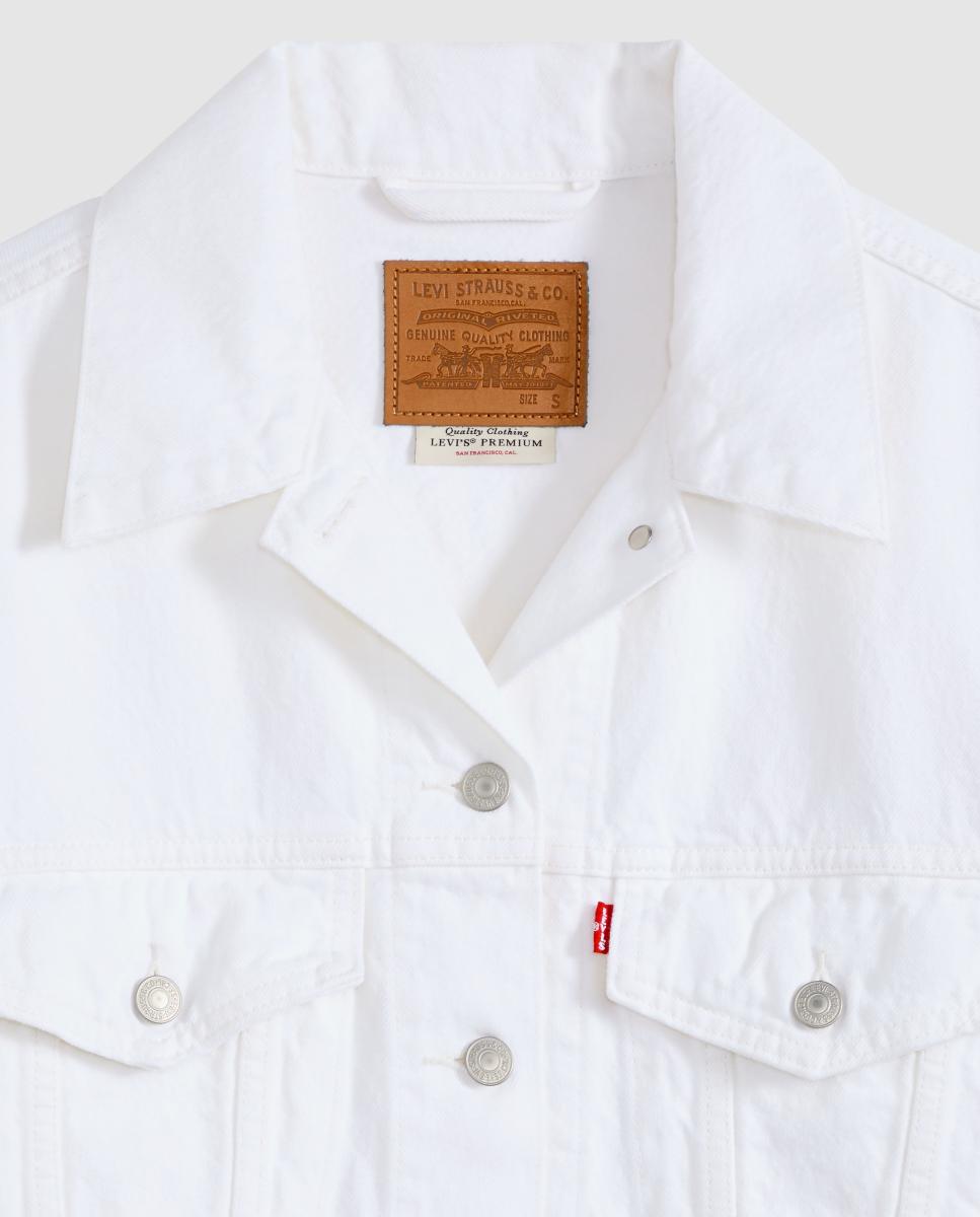 Cazadora vaquera de mujer - Levi's - Blanco Blanco-6