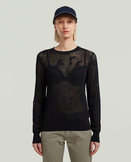 Imagem 0 de Camisola de Malha Regular com Manga Comprida