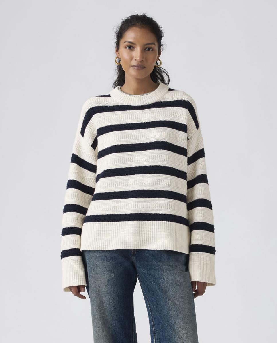 Levi's - Jersey de punto de mujer cuello redondo.