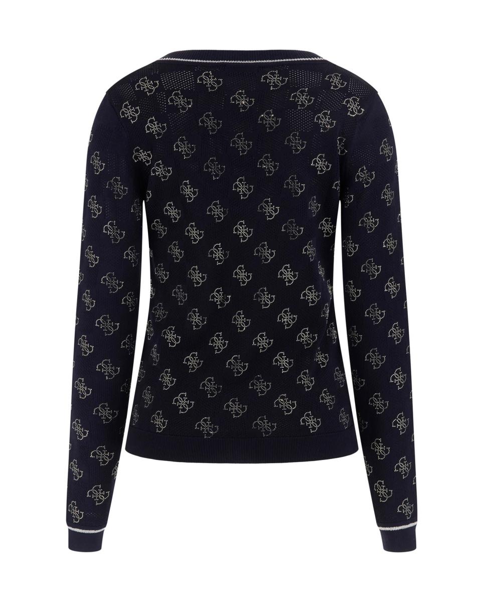 Camisola de malha com manga comprida Multicolor-6