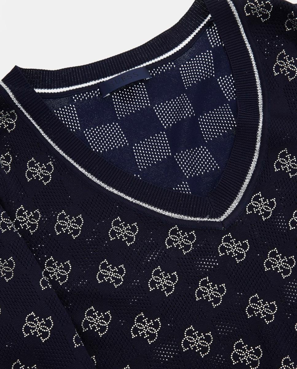 Camisola de malha com manga comprida Multicolor-7