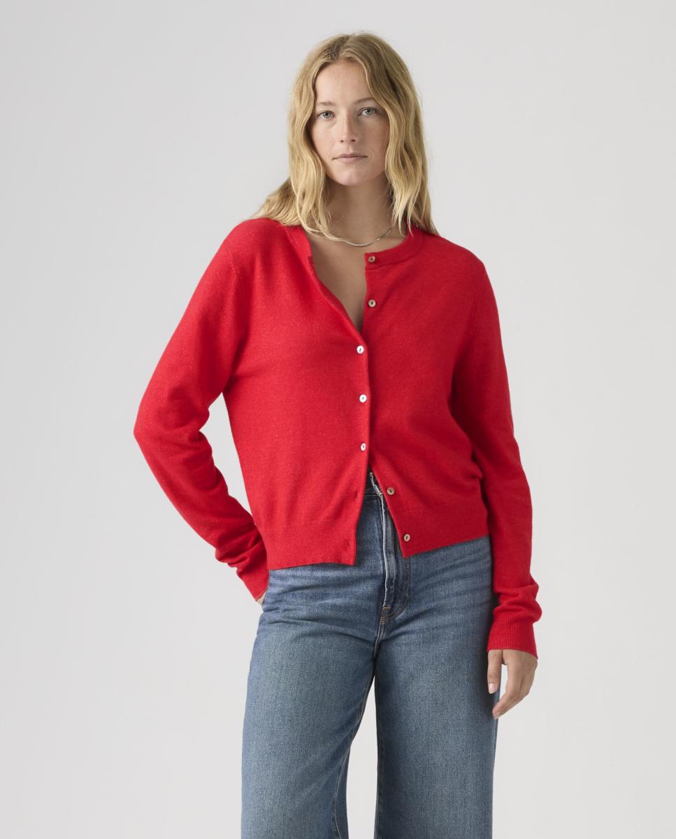Imagem 0 de Cardigan de Malha com Decote Redondo