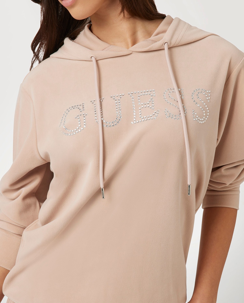 Sweatshirt com Capuz Creme-3