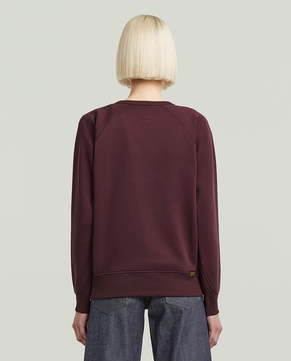 Sweatshirt Premium Core 2.0 Regular com Decote Redondo Vermelho-2