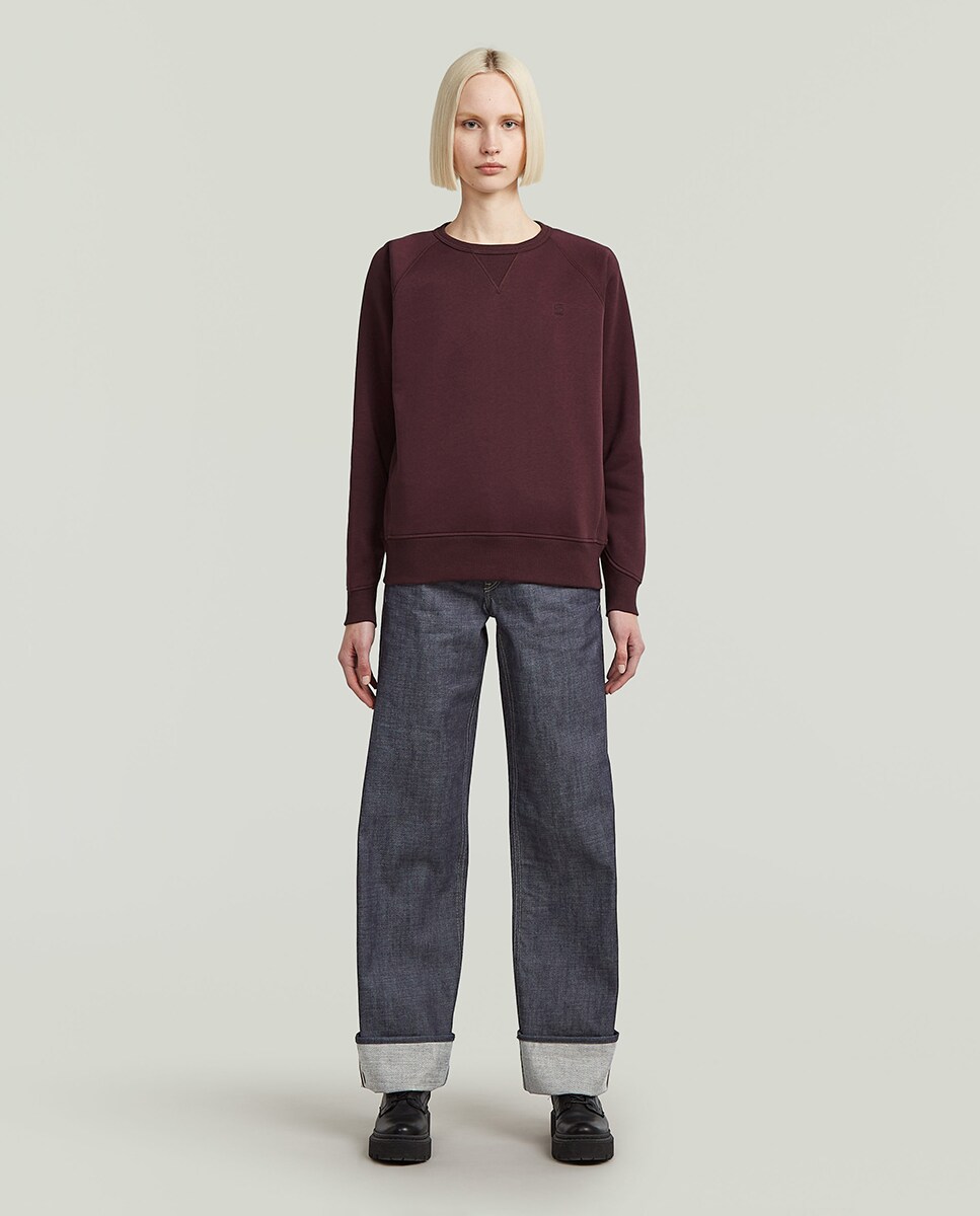 Sweatshirt Premium Core 2.0 Regular com Decote Redondo Vermelho-3