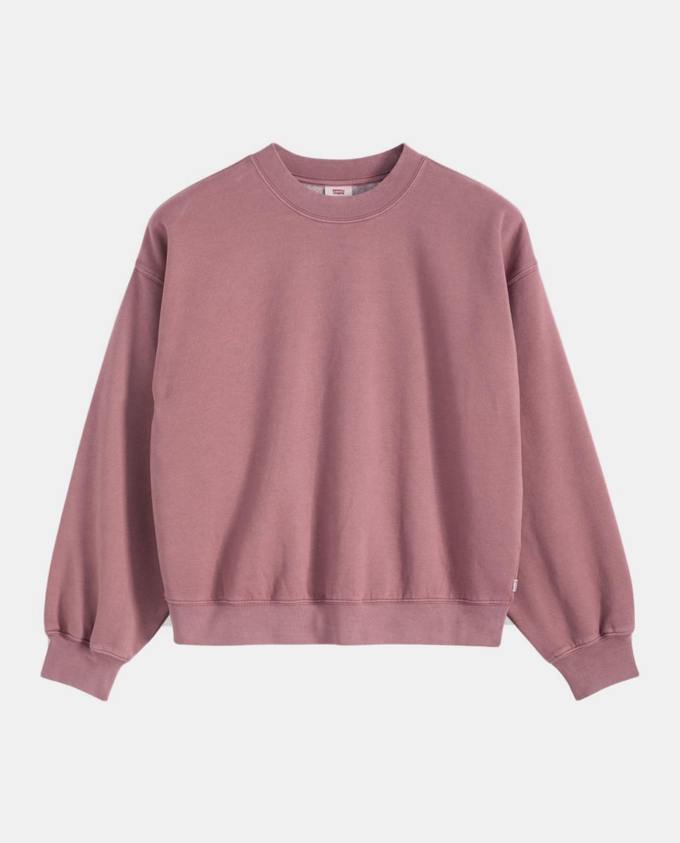 Sweatshirt com decote redondo Rosa-5