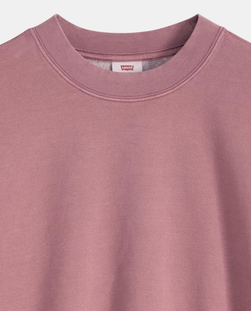 Sweatshirt com decote redondo Rosa-6