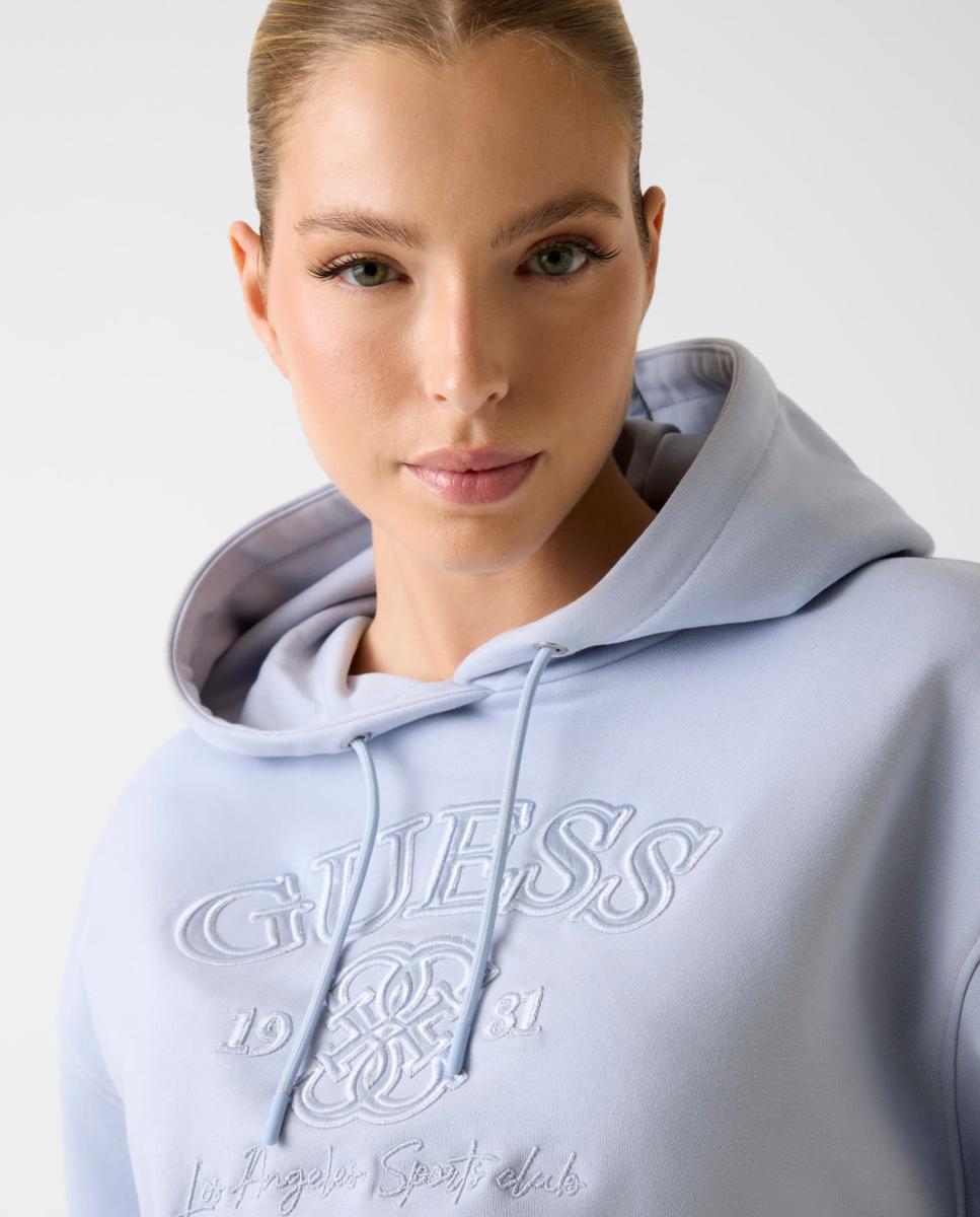 Sweatshirt com manga comprida Azul-2
