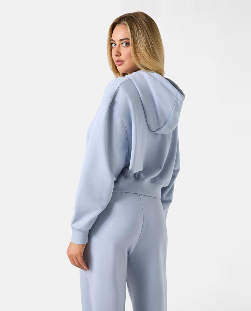 Sweatshirt com manga comprida Azul-4